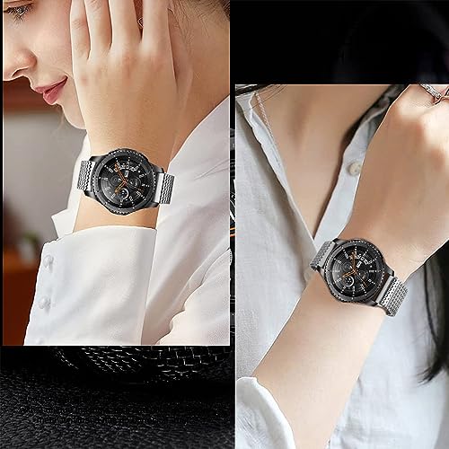 Bracelet en acier inoxydable pour Galaxy Watch 46mm look élégant