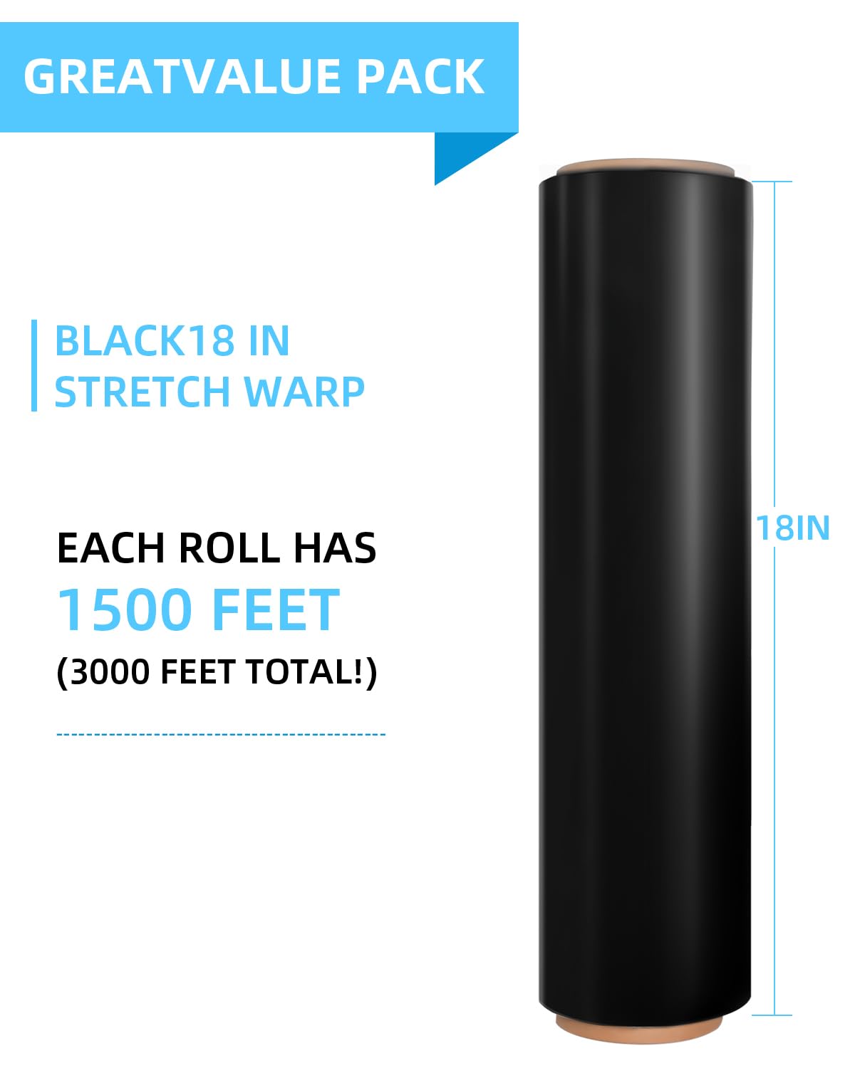 Moving Wrapping Moving Wrapping Plastic Roll Amiff Cast Stretch Wrap For Moving, 18 ...