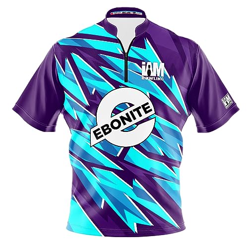 Logo Infusion Dye-Sublimated Bowling Jersey (Sash Collar) - I AM Bowling Fun Design 2003-EB - Ebonite (Men's 3X) Multicolored
