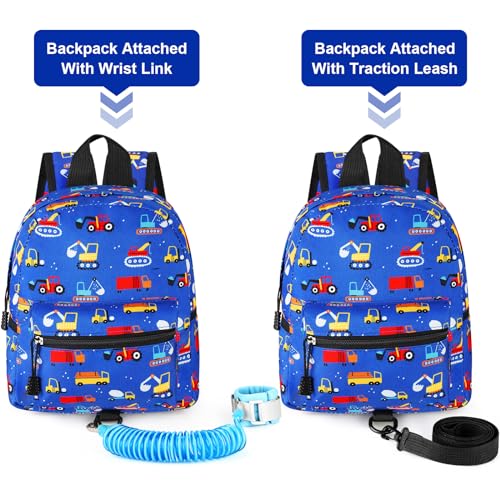 image for Accmor Toddler Backpack Leash with Anti Lost Wrist Link, Cute Mini Chi