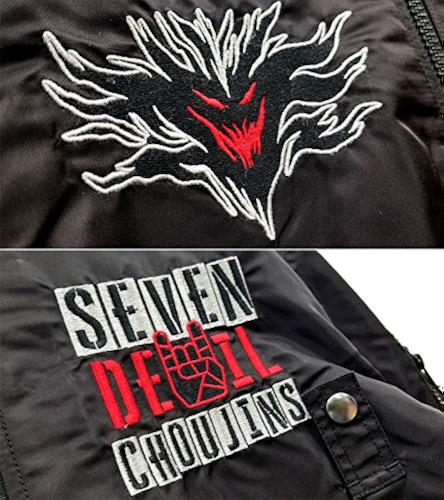 Amazon.co.jp: キン肉マン 7人の悪魔超人 L-2B BLACK ジャケット L