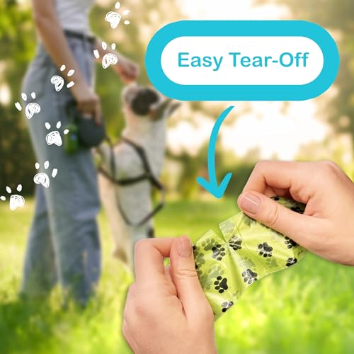 Image of Biodegradable Dog Poop Bags - Leak-Proof, Extra Thick & Eco-Friendly, 120 Unscented Bags, Strong & Tear-Resistant Waste Bags for Dogs, NEW