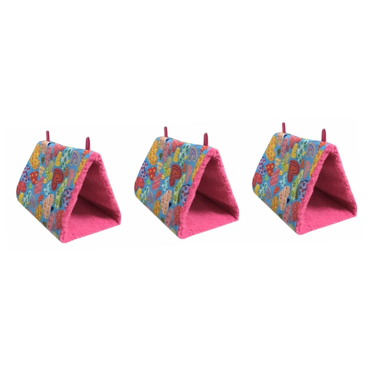 BESPORTBLE 3 Uds Cama De Escalada para Loro Hamaca Cálida para Pájaros Cama para Loros Cama para Pájaros Hamaca para Pájaros Cama Invierno Cálido Pájaro Cabaña para Pájaros Hamaca para