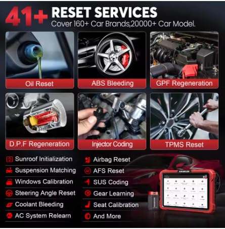 K10 PRO ELITE OBD2 Scanner ECU Codifica 40+ Servizio CANFD FCA Strumento Diagnostico Tutto il Sistema Test Attivo 2 Anni Aggiornamento Gratuito