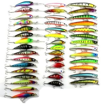 Amazon.co.jp: 大量 ルアーセット 43点 シーバス ヒラメ 根魚 なんでも