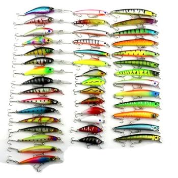 Amazon.co.jp: 大量 ルアーセット 43点 シーバス ヒラメ 根魚