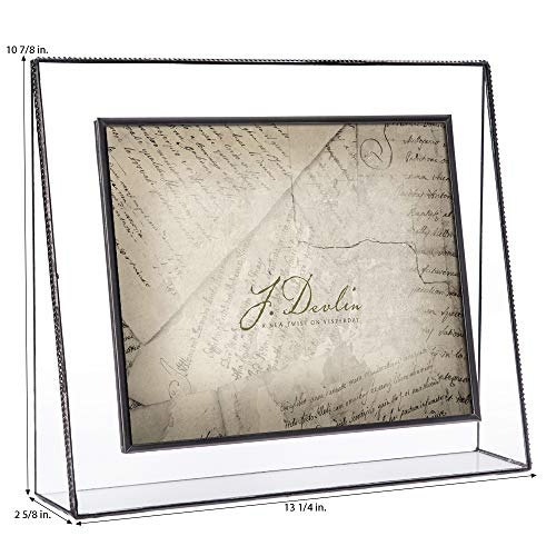 Wedding Picture Frame Personalized For Couple Engraved Glass Keepsake Engagement Newlywed J Devlin Pic 319-81H Ep548 (8X10 Horizontal) #TOP2