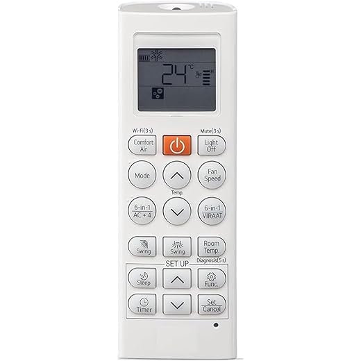 VNQ AC Remote Compatible for LG Inverter Split 15 Ton 5 Sta