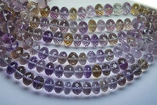 Amétrine naturelle rare 8-10mm pour créer un bijou chargé d'histoire