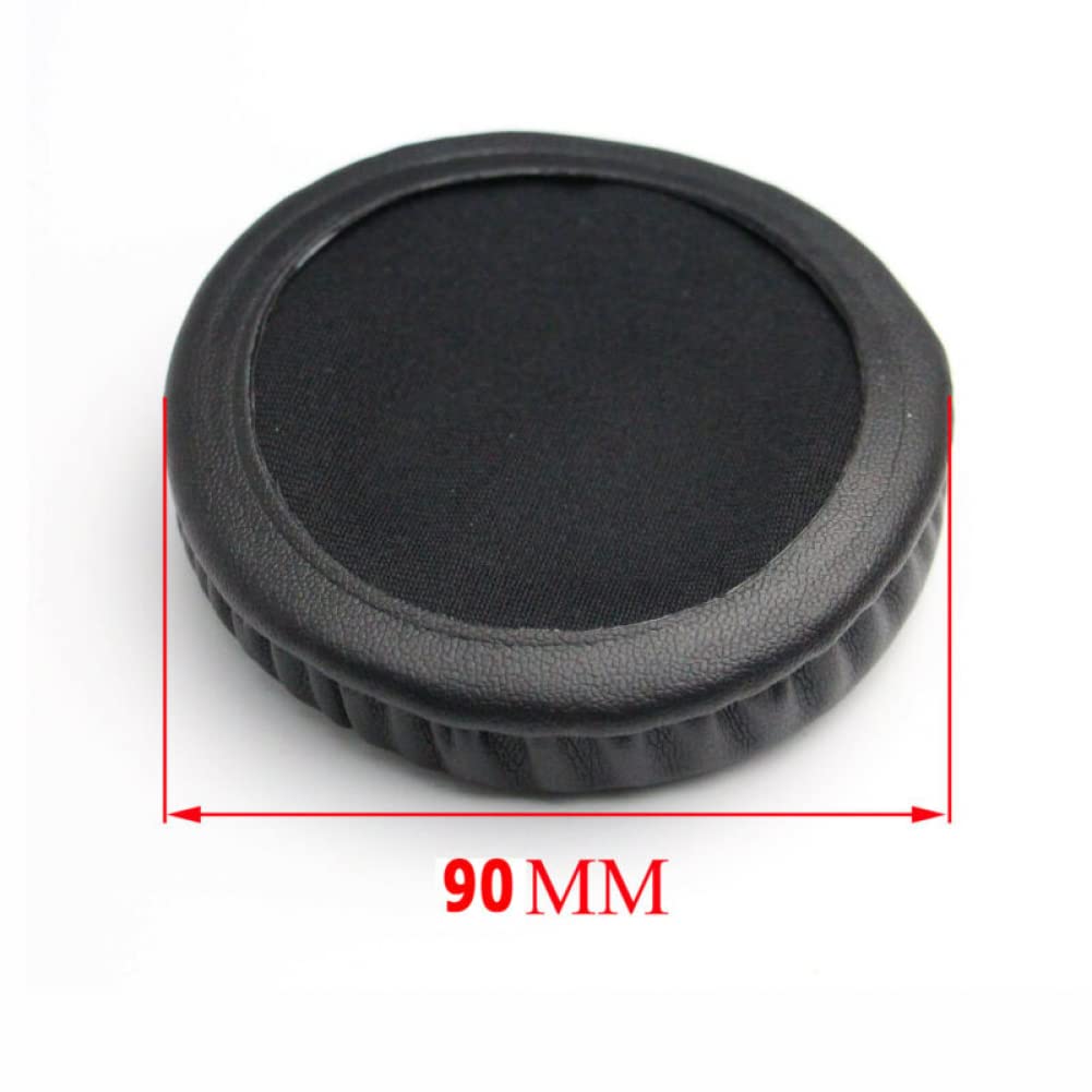 Coussinets De Remplacement Pour Casque Audio - 2 Pièces - Cuir Et Mousse - Noir - Confort Et Amélioration Acoustique - Faciles à Installer - 6