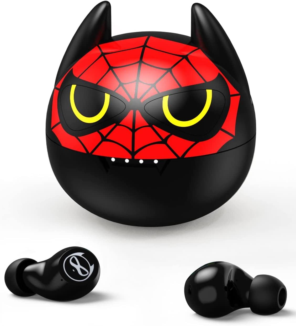 ogetface Cuffie Bluetooth per ragazzi, veri auricolari senza fili, 35 ore di riproduzione, auricolari con custodia di ricarica, auricolari impermeabili IPX5, adatti per lavoro, palestra, studio,