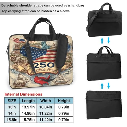 Maletín vintage impermeable para portátil 15.6 pulgadas miniatura 3