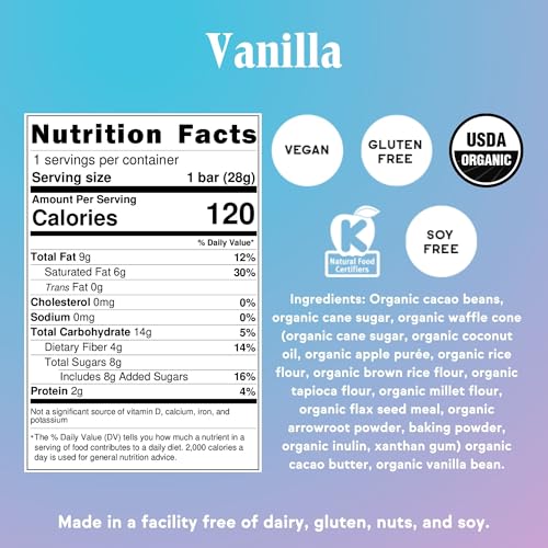 Raaka Variety Waffle Cone Chocolate Bars | Gourmet Bean-to-Bar Chocolate | Organic, Vegan, Fair Trade, Soy Free, Gluten Free, Kosher | 1.0 oz Bars, 10-Pack