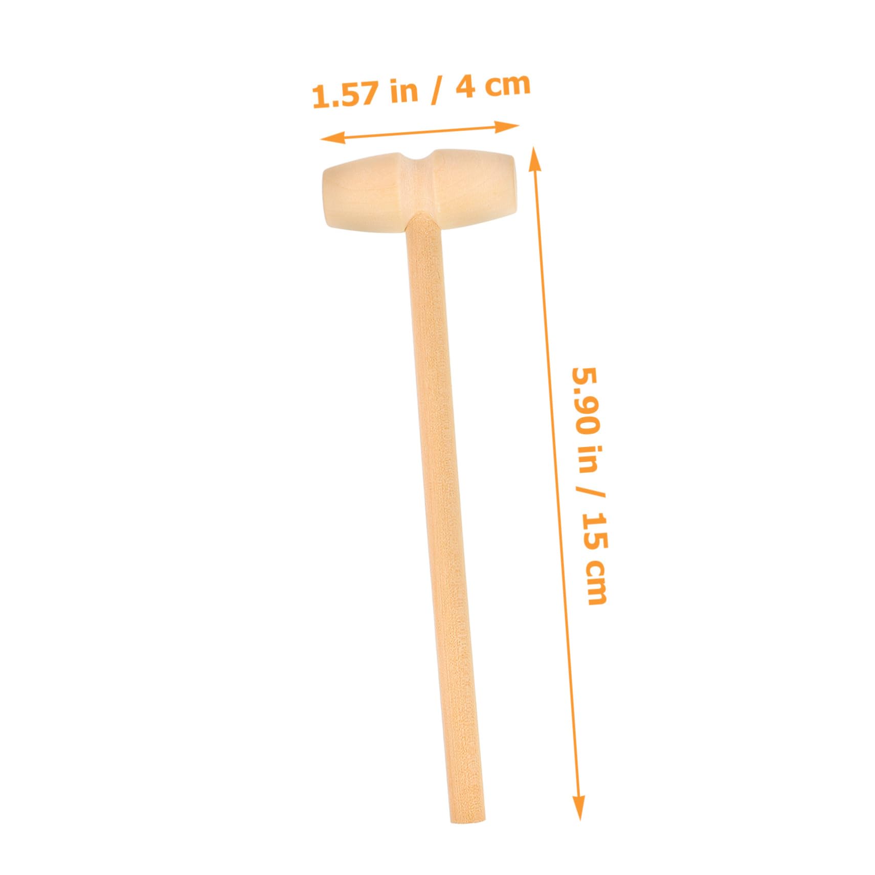 KICHOUSE 12pcs Boys and Girls Mini Mallet Hammer Toy Solid Wood Mallet for Toddlers Gavel Toy for Boys Girls Funny