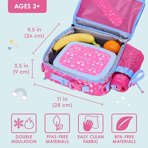 image for Bentgo Kids Lunch Bag - Double-Insulated, Reusable Lunch Bag for Kids 