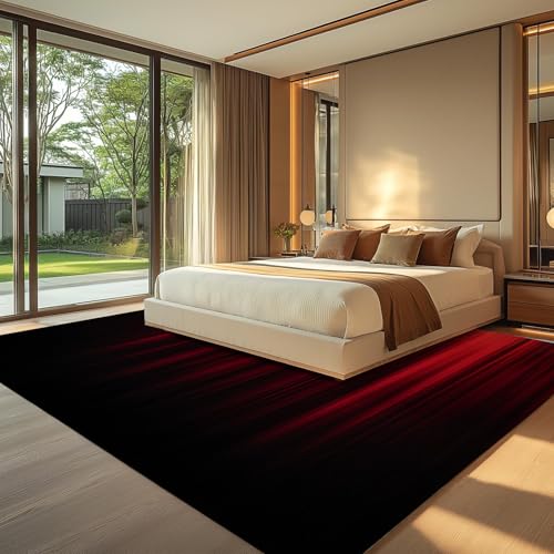 Alfombras con estampado de rayas verticales 3D de lujo y duraderas 5