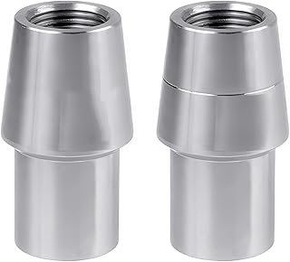 5/8"-18 RH & LH Threaded-Weld-in-Bung Tube-Adapter Kit Fits 0.120 Wall Tube Heim Joints,Fits Tube Size: 1 1/4" OD x 0.120" Wall x 1" ID.
