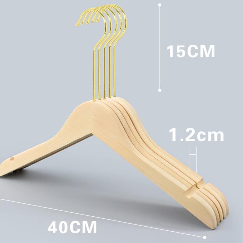 Wooden Hangers, 10-Pack High-Grade Wooden Suit Hangers, Non-Slip Unpainted, Suits, Jackets, Dresses