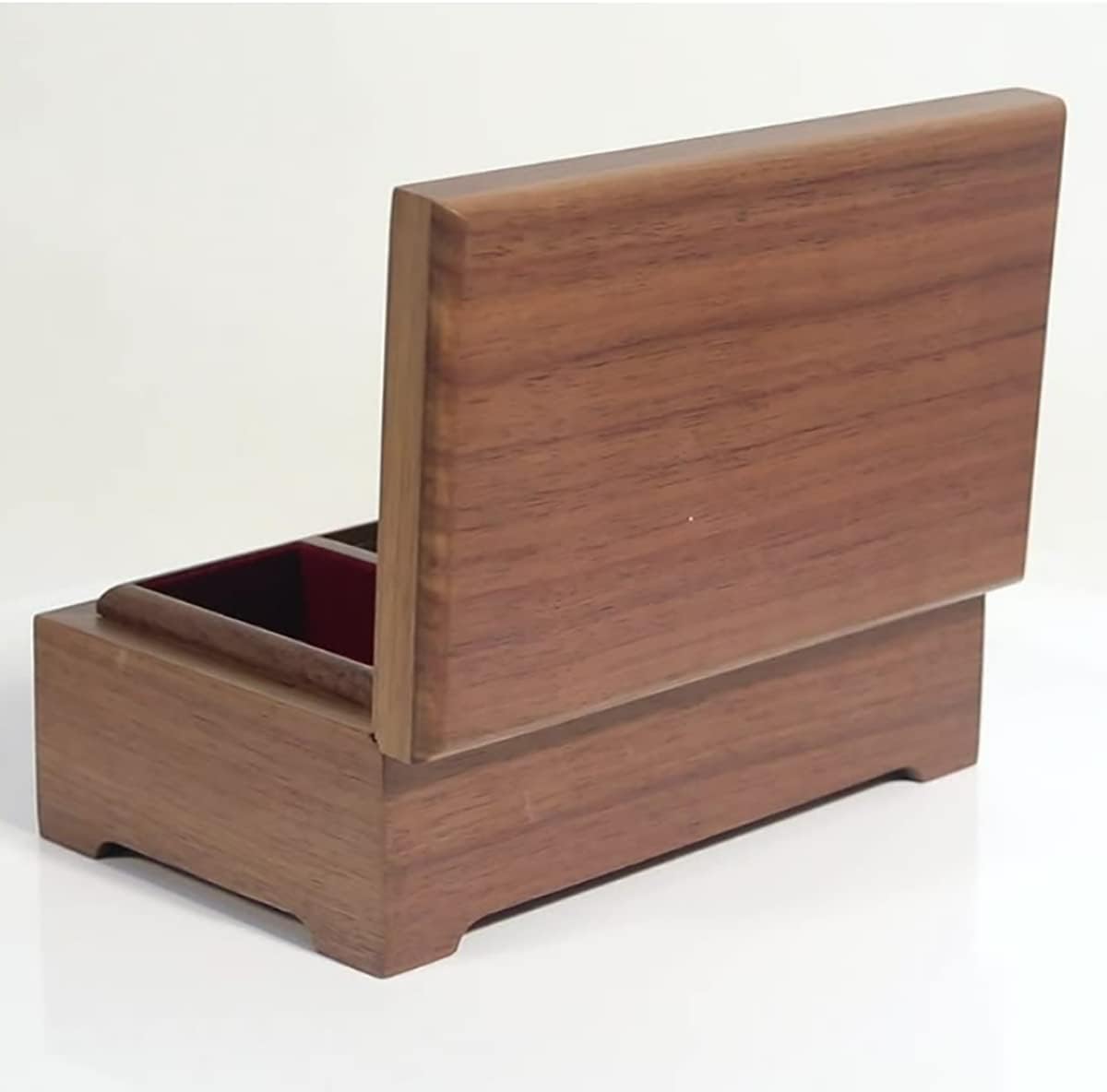 BinkeGG Play [ Howl's M0ving Castle (Merry Go Round of Life) ] 30 Note High Class Walnut Wooden Wind up Music Box Jewelry Box with Sankyo Music Box Movement