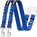 URPOWER Upgraded Dog Seat Belt 2 Pack Dog Car Seatbelts Adjustable Pet Seat Belt for Vehicle Nylon Pet Safety Seat Belts Heavy Duty & Elastic & Durable Car Seat Belt for Dogs, Cats and Pets(Blue)