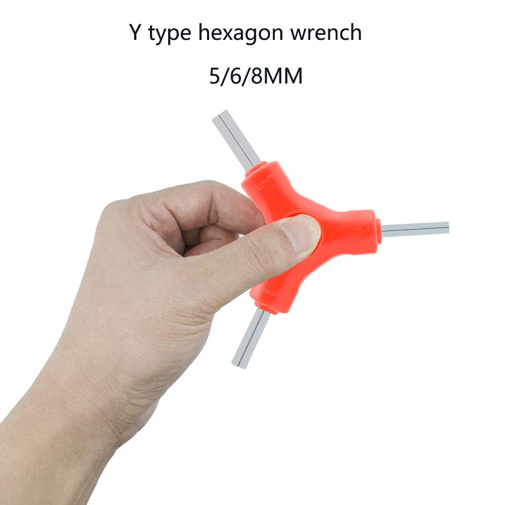 YOUMI Bicycle Wrench Set - 3 Way Hexagon Tool -3