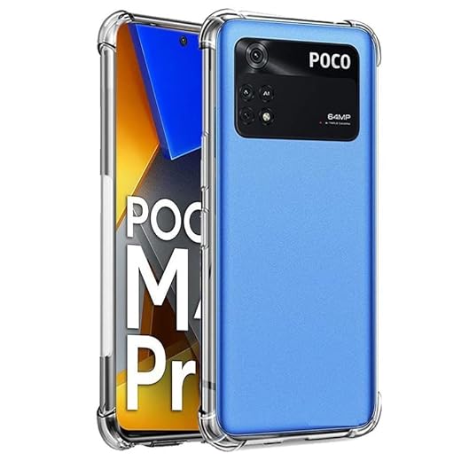 Capa Protetora Para Xiaomi Poco M4 Pro 4g com Tela de 6.43" Polegadas Capinha Case Transparente Air Anti Impacto Proteção De Silicone Flexível