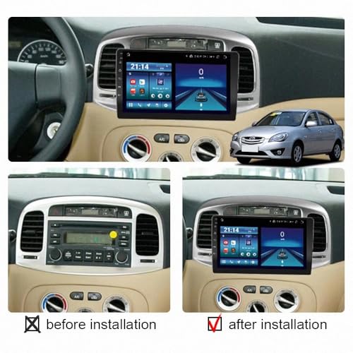 Cámara trasera en este estéreo para Hyundai Accent que soluciona los problemas de parking 2