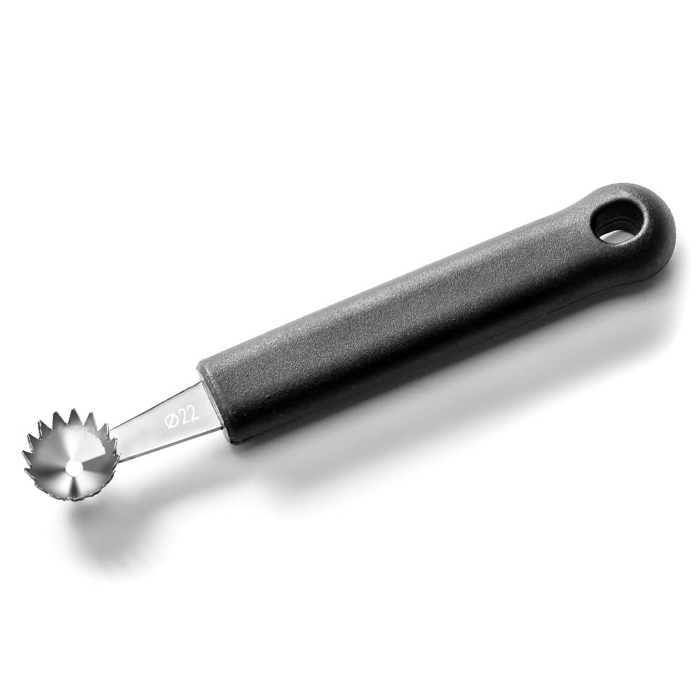 Cuchillo Pala Tomates | Longitud 15,5 cm | Pieza Pala Acero Inoxidable | Mango Sintético | Utensilio de Cocina Imprescindible | Perfecto para platos decorativos y de tomate
