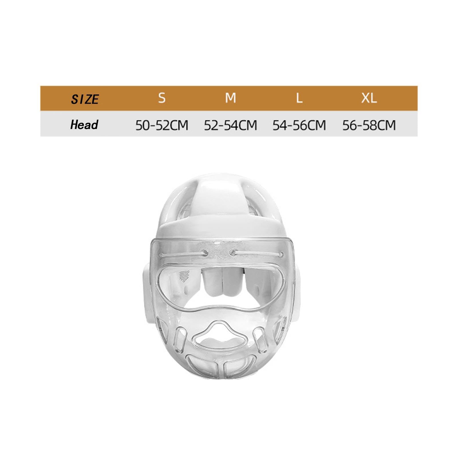 Leggero e resistente ai graffi. La Per maschera,Bianco,S