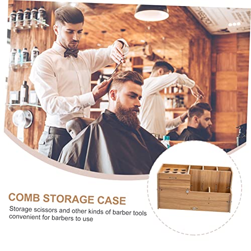 Boîte de Rangement Coiffure Antidérapante pour Éviter la Casse des Ciseaux