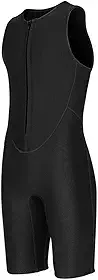 Roupa de Mergulho Feminina Sem Mangas, 2 Mm, Em Neoprene Elástico Com Zíper Frontal e Isolamento Térmico para natação. (XL)