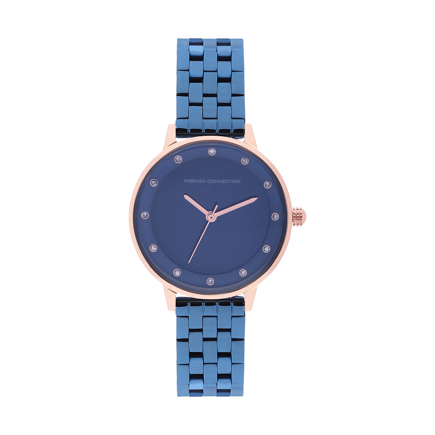 French Connection Stainless Steel Analog Black Dial Womens Watch-Fcn00035F, Band_Silver (B0B2K1Z9RD) Amazon Price History, Amazon Price Tracker