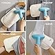 SHIMOYAMA Bügelhandschuh, 1 Pack, Großer dicker Hitzeschutzhandschuh für den Dampfgarer, Bügelhilfe Handpad, Hitzebeständiger Mitt für Kleidung, Off-white