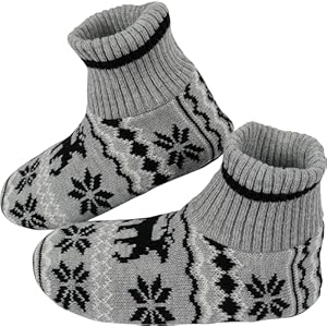 BenSorts Fuzzy Slipper Socks for Women Non Slip House Socks with Grips Gifts