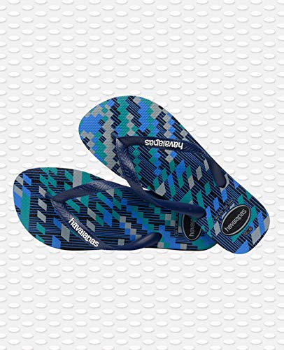 Chinelo Trend, Havaianas, Masculino, Preto/Marinho, 41/42