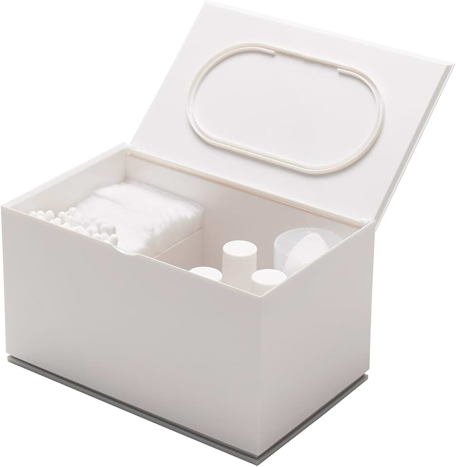 Yamazaki Home Stackable Storage Organizer Box with Lid