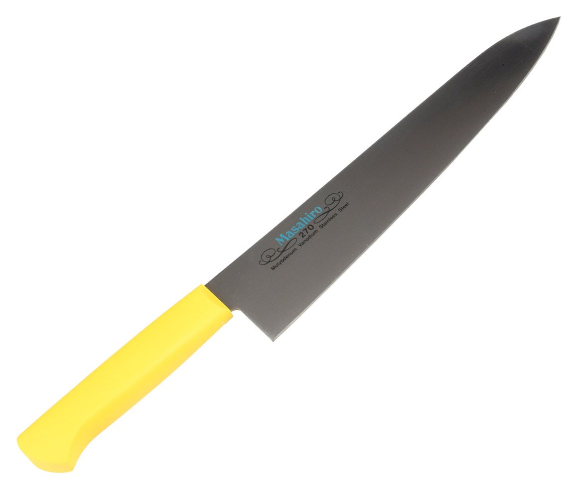 Amazon｜正広作 MV-P 牛刀270mm 黄 14713｜三徳包丁 オンライン通販