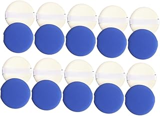 VILLCASE 20 esponjas de maquillaje azules de ...