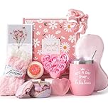 Pamper Gifts For Women,Unique Mothers Day Hamper Self Care Package Relaxation Bath Spa Set for Her,Get Well Soon Presents Box for Girls,Ladies Happy Birthday Gift ideas for Best Friends,Mum,Sister