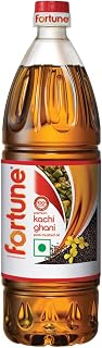 FORTUNE Kachi Ghani Oil, Mustard, 455g / 500ml (Pet Bottle) (Weight may vary)