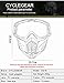 Máscara de casco Jet o Motocross - Universal – Máscara para moto...