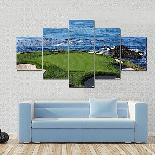 Pebble Beach Golf Monterey decoration murale pour salon afin d'habiller un grand mur