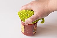 Vista 8 de Cestari Kitchen - Cepillo para limpiar verduras y frutas de doble cara, multiuso: limpiador de patatas, cepillo de zanahoria, salvamanteles, abridor