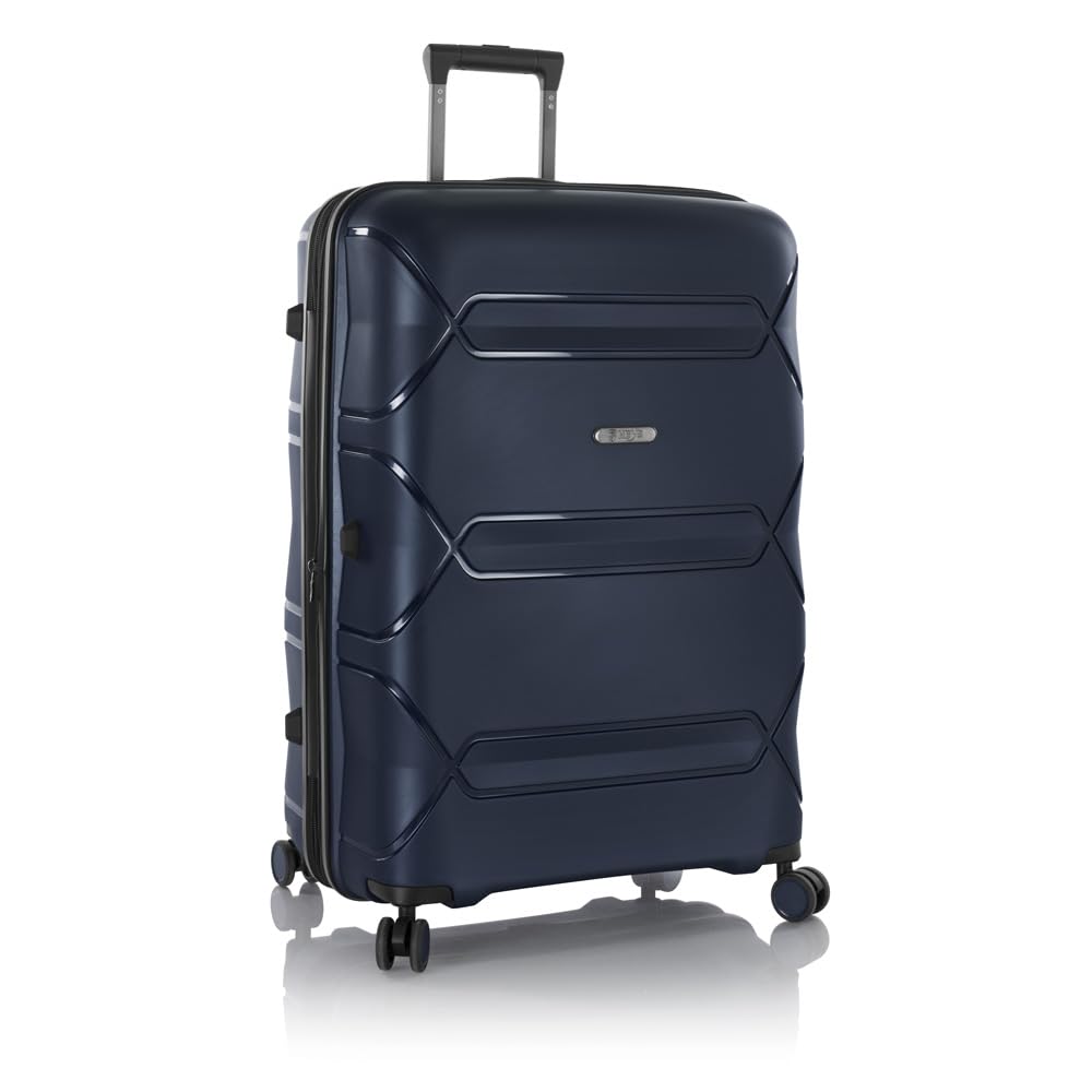 Heys Milos Durable and lightweight luggage, made with Duraflex impact-resistant material, TSA Combination Lock, Dual Spinner Wheels, and Expandable,