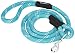 ZippyPaws Original Climbers Dog Leash, Durable Rope Leash, Teal, 6 Feet