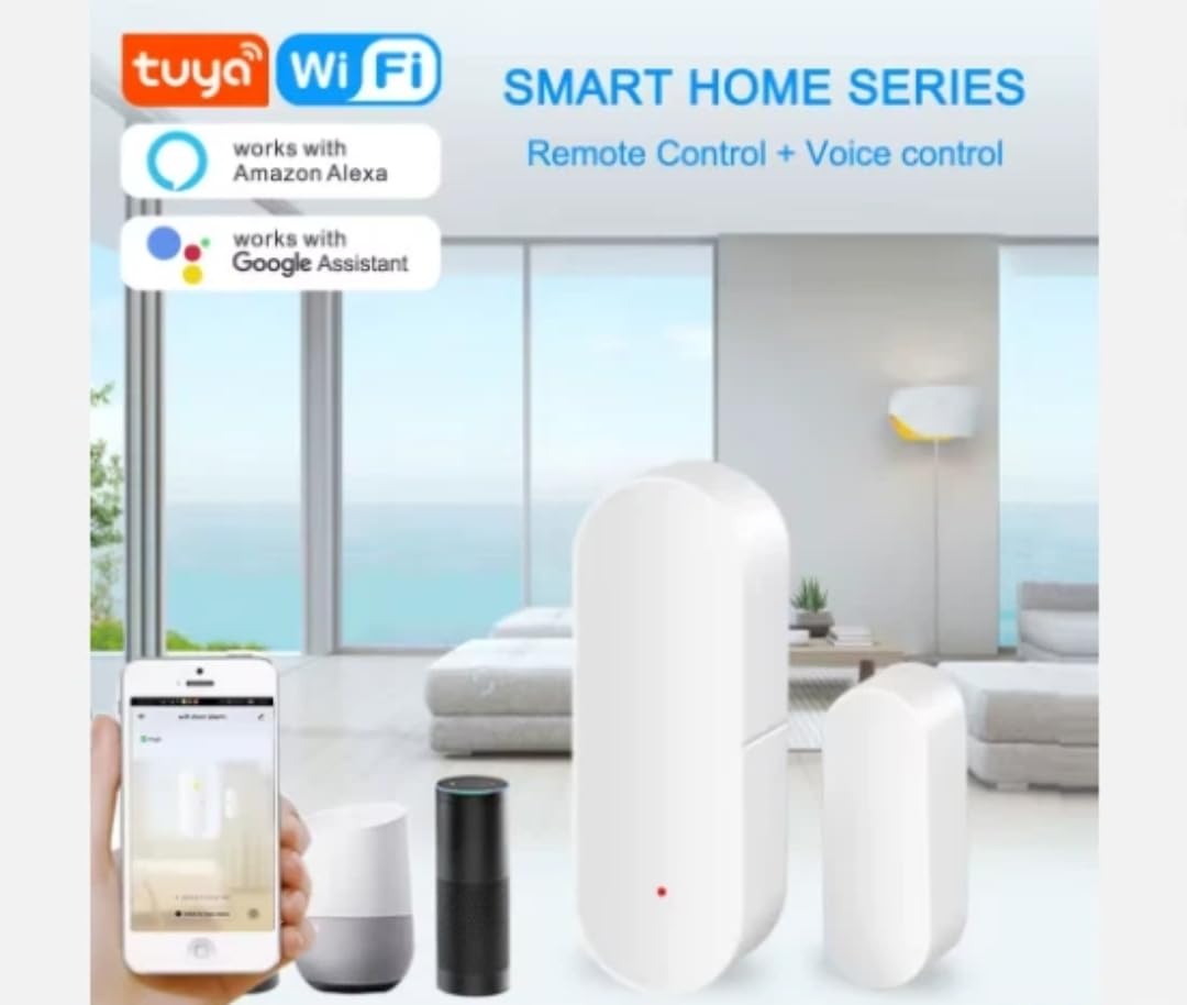 Capteur de porte de fenêtre X 3 pièces WIFI Tuya Smart Batteries incluses consommation d'énergie réduite