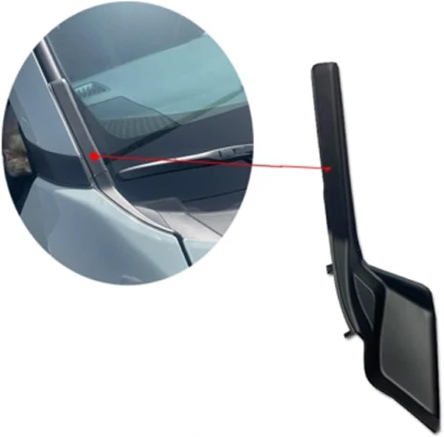 Wiper Side Cowl Cover Trim Panel for Toyota for RAV4 2019 2020 2021 Right Front Windshield Wiper Side Cowl Cover Extension Panel Trim 538660R070