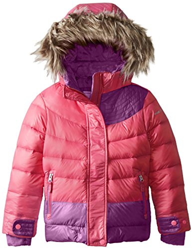 Free Country Little Girls' Down Color-Block Winter Coat