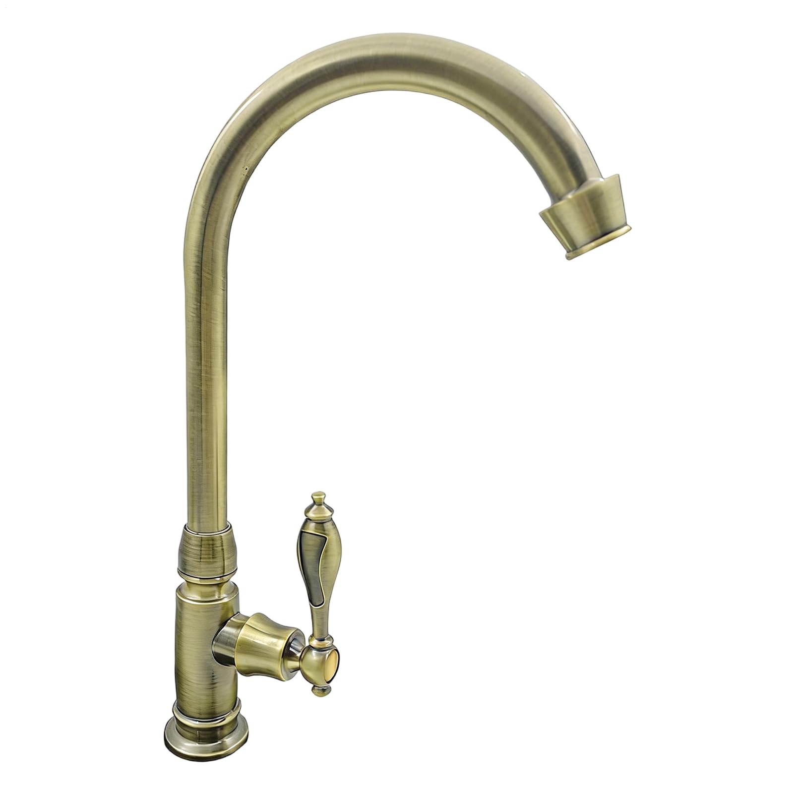 Grifo giratorio retro de alta durabilidad para lavabo de baño y mostrador