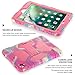 iPad Case 9.7 inch for 2017 iPad 5th Generation Case /2018 iPad 6th Generation Case/ 2016 iPad Pro Case / iPad Air 2 Case, Heavy Duty Shockproof Silicone Protect Case - Pink Camo